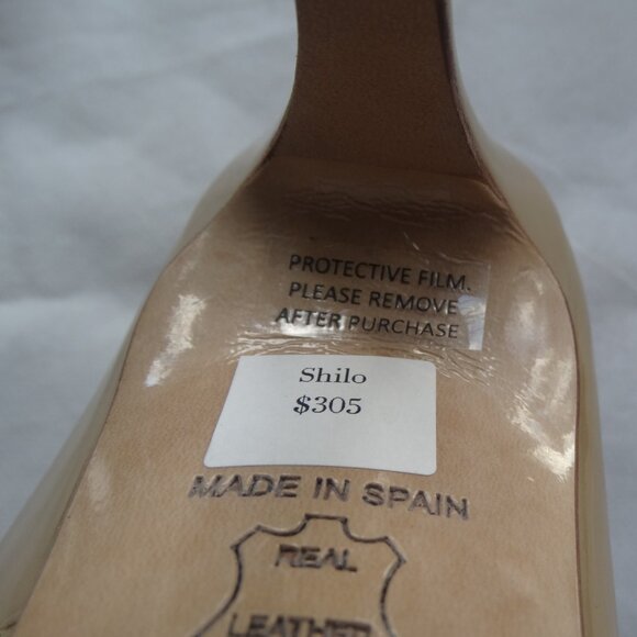 NEW LK Bennett SHILO $305 Tan Pumps Nude Leather 3.75" Heels EU 39 US 8.5 Spain - Picture 9 of 10